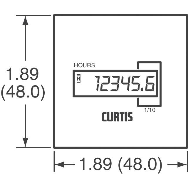 701SR601048150D100230A Curtis Instruments Inc. Compteurs de panneaux - Compteurs horaires